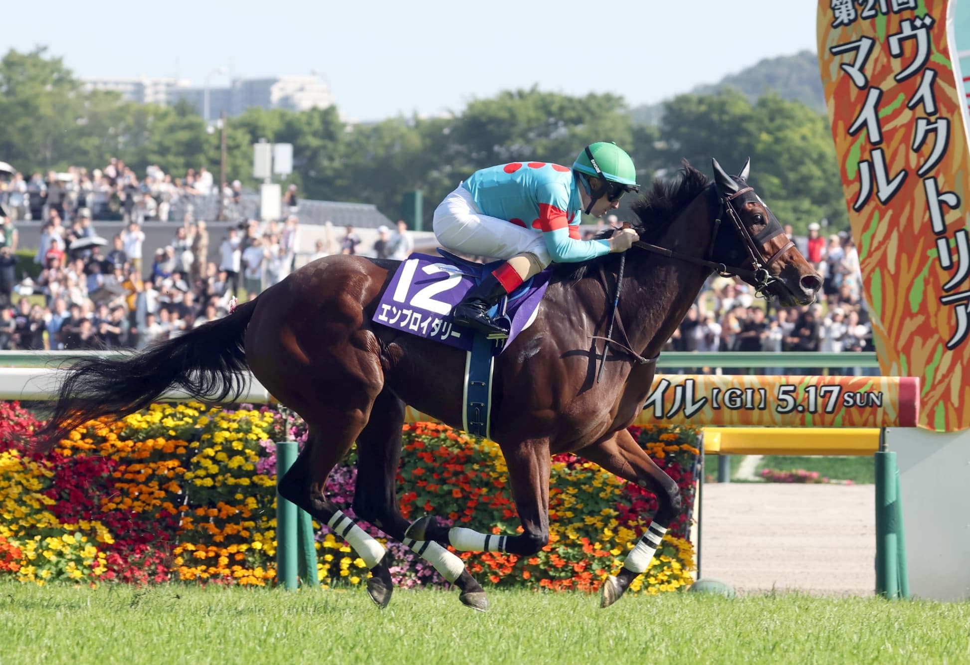 【ヴィクトリアマイル】1番人気エンブロイダリーが完勝　ルメールは10年で5勝！