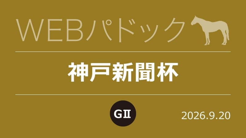 WEBパドック2026／神戸新聞杯